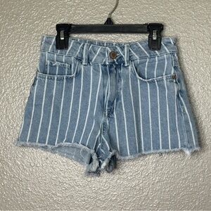 Zara Denim shorts z1975 striped 00